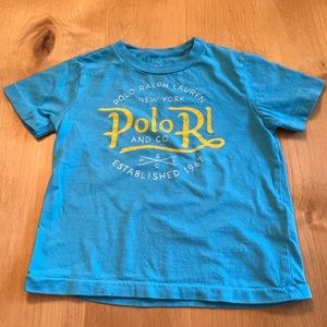 Light blue Ralph Lauren t shirt for boys